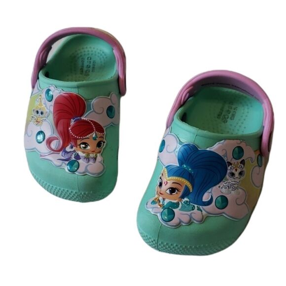 RARE HTF Shimmer & Shine light up Crocs - Picture 1 of 6